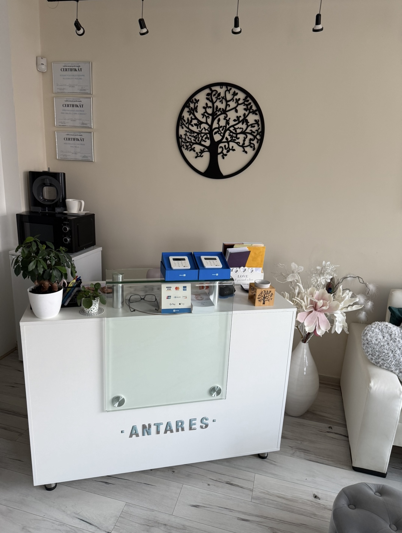 Kosmetika Antares - recepce